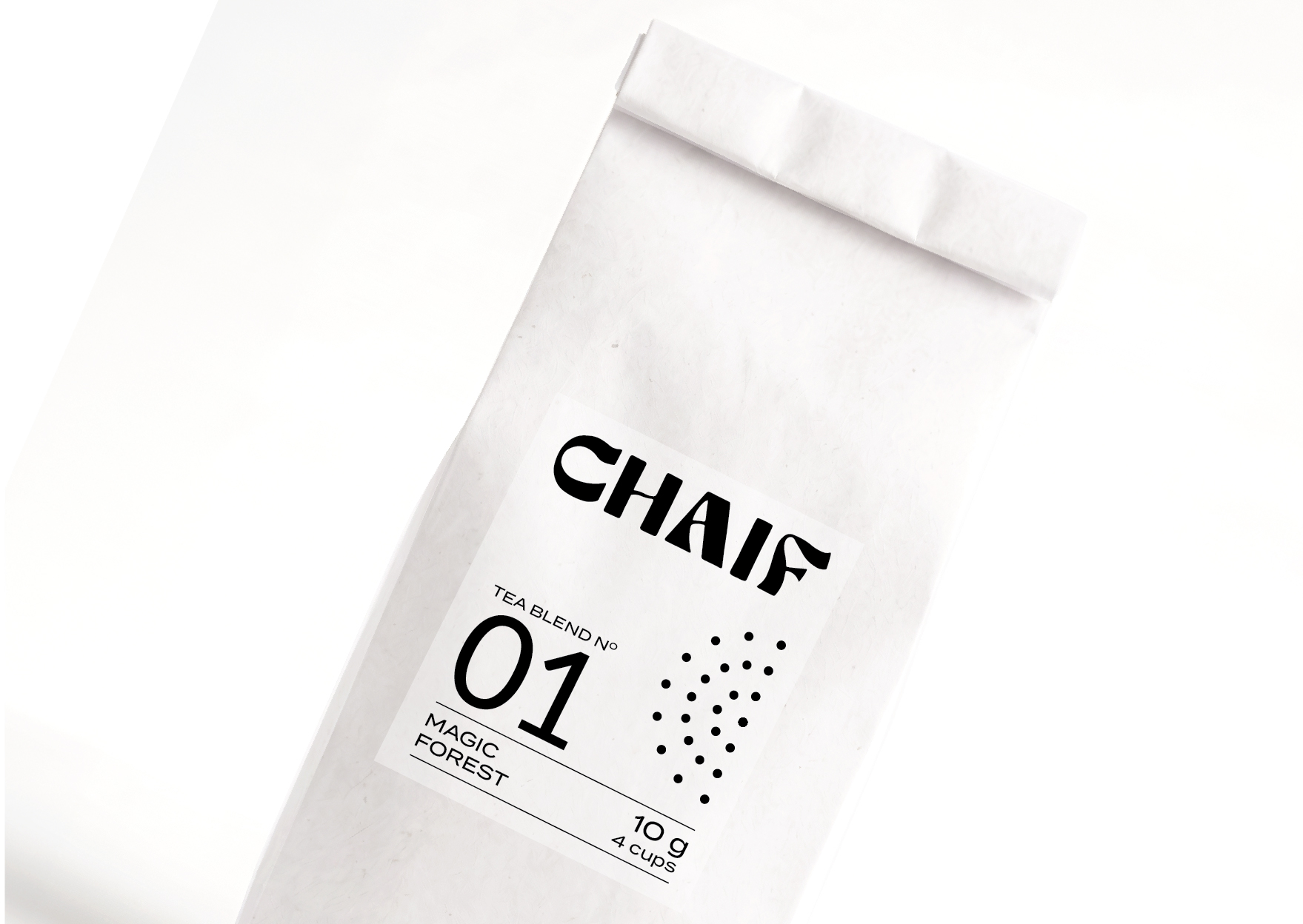 Chaif tea brand identity and packaging