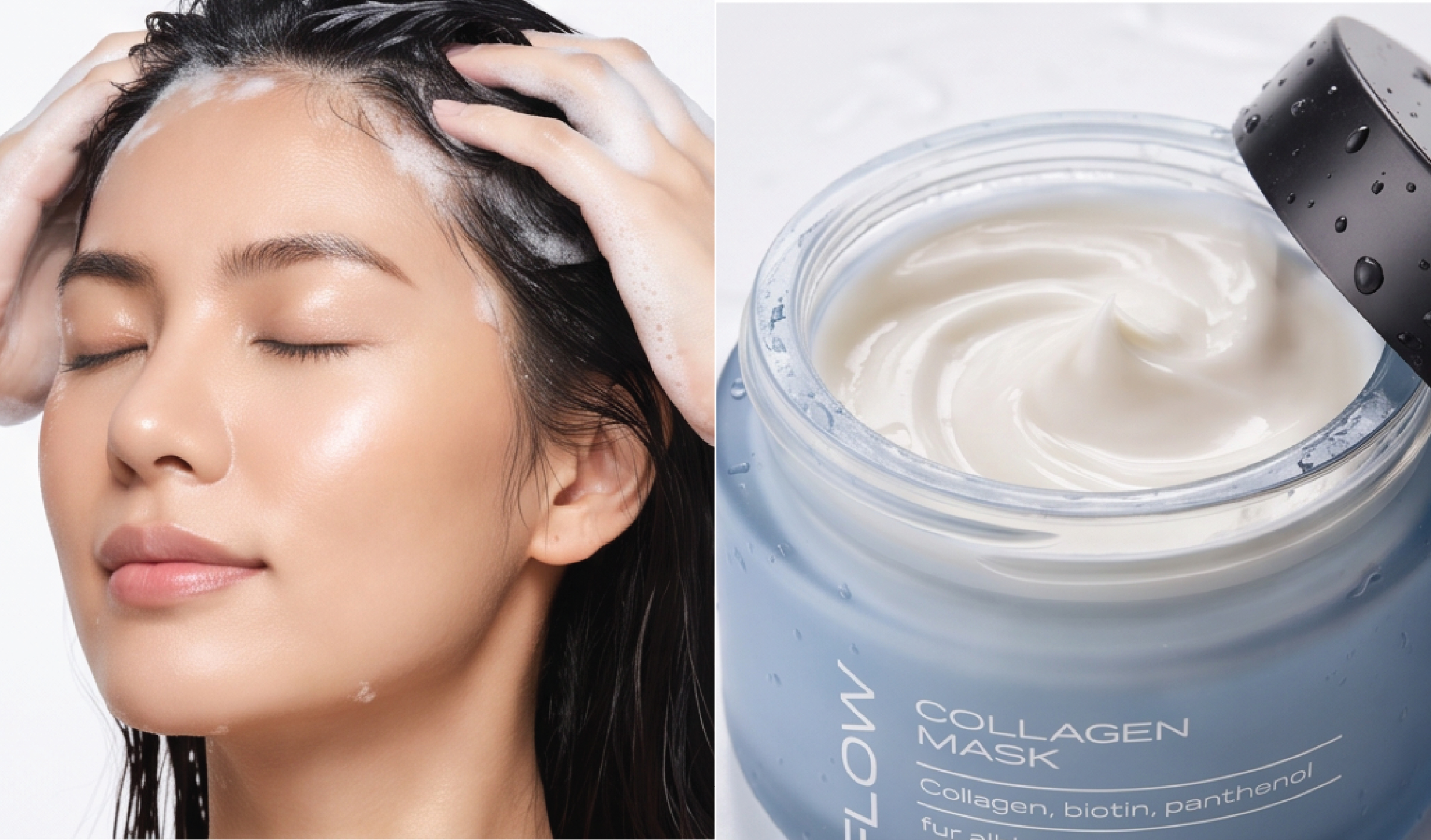 Flow hair care packaging