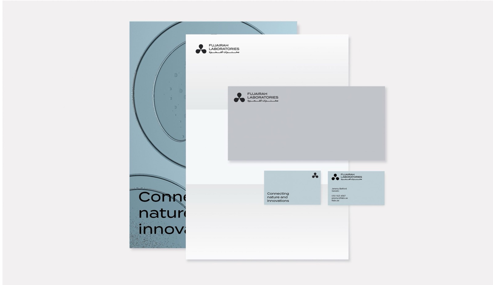 Fujairah Laboratories brand identity