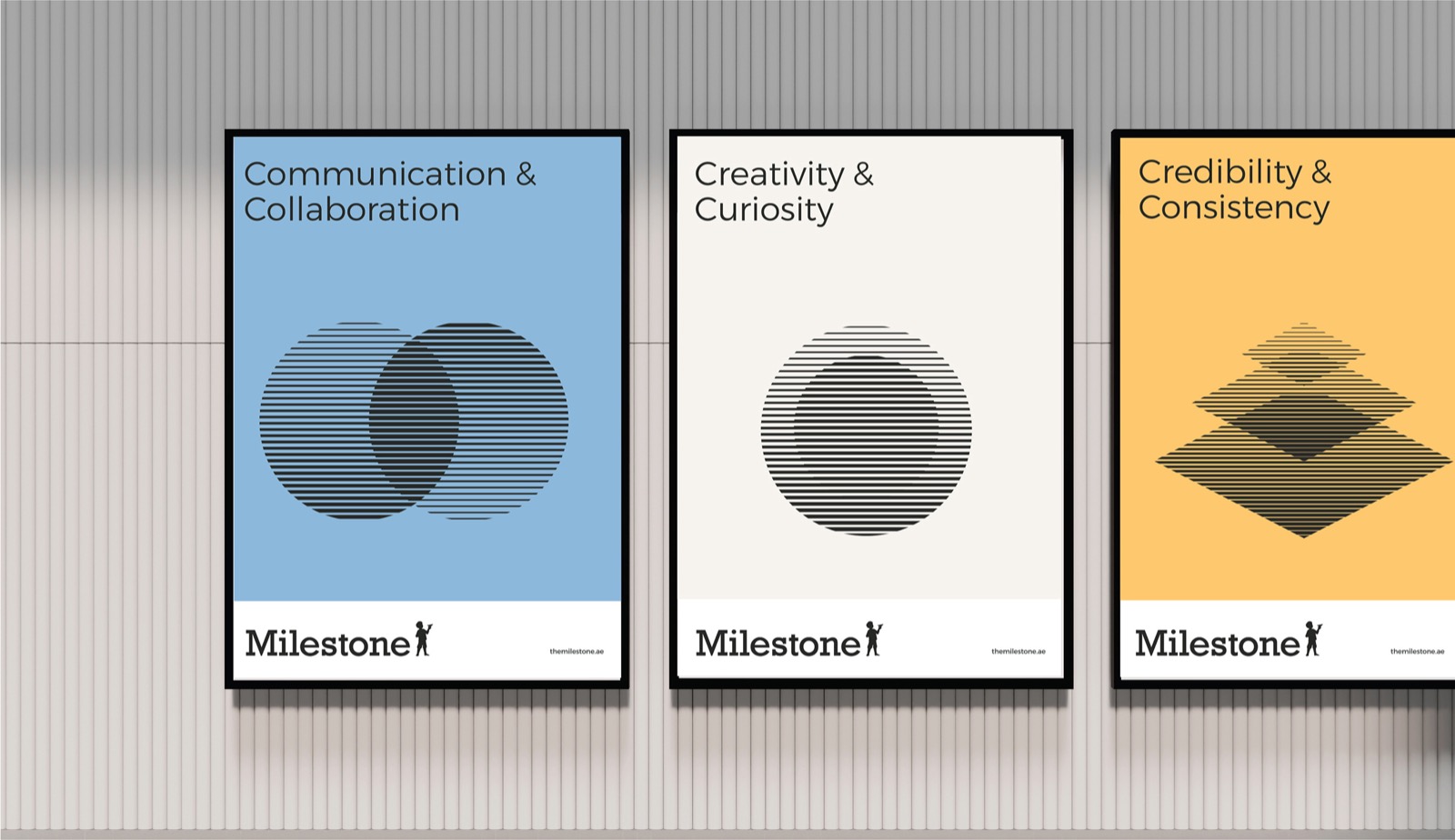 Milestone brand identity design
