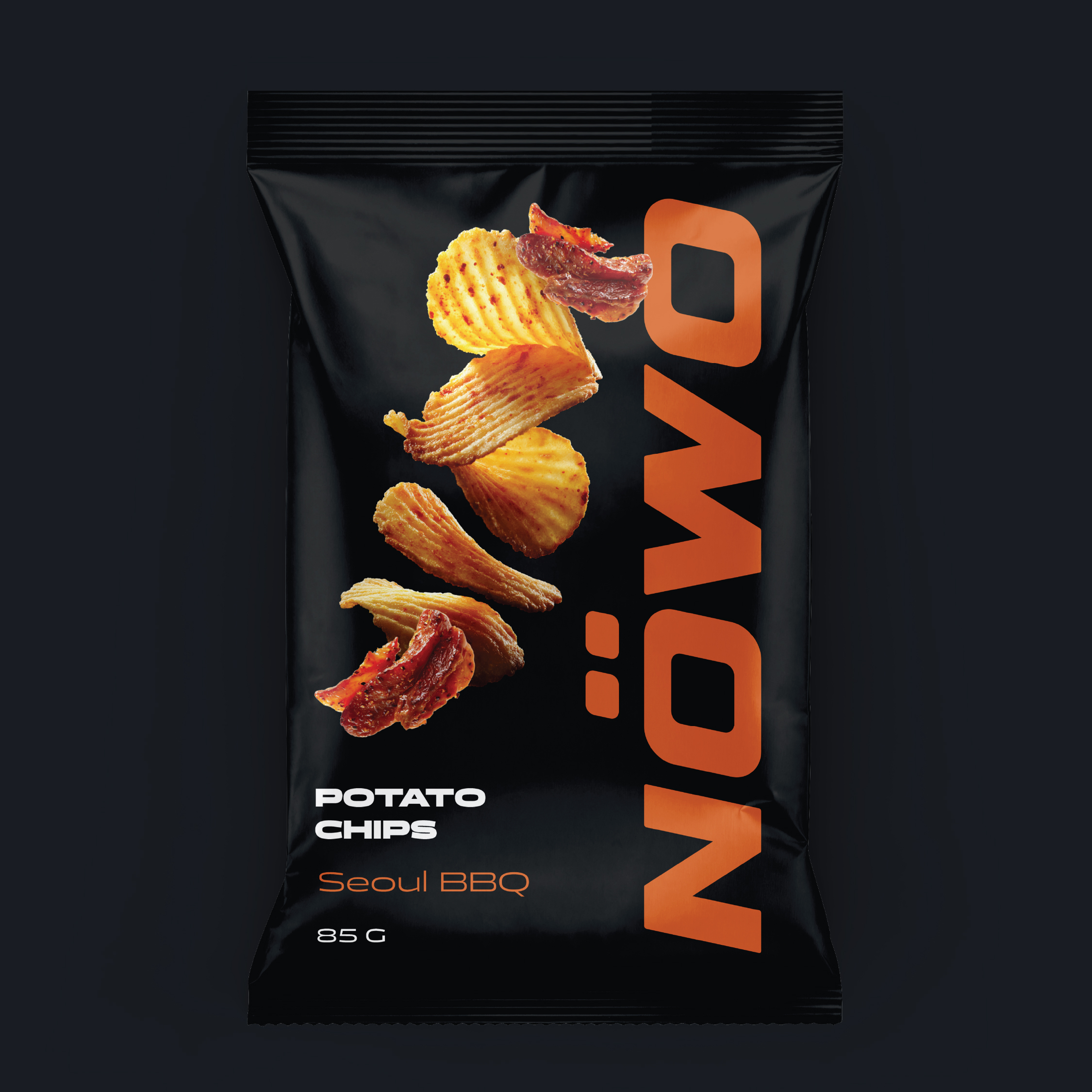 NOWO potato chips packaging design
