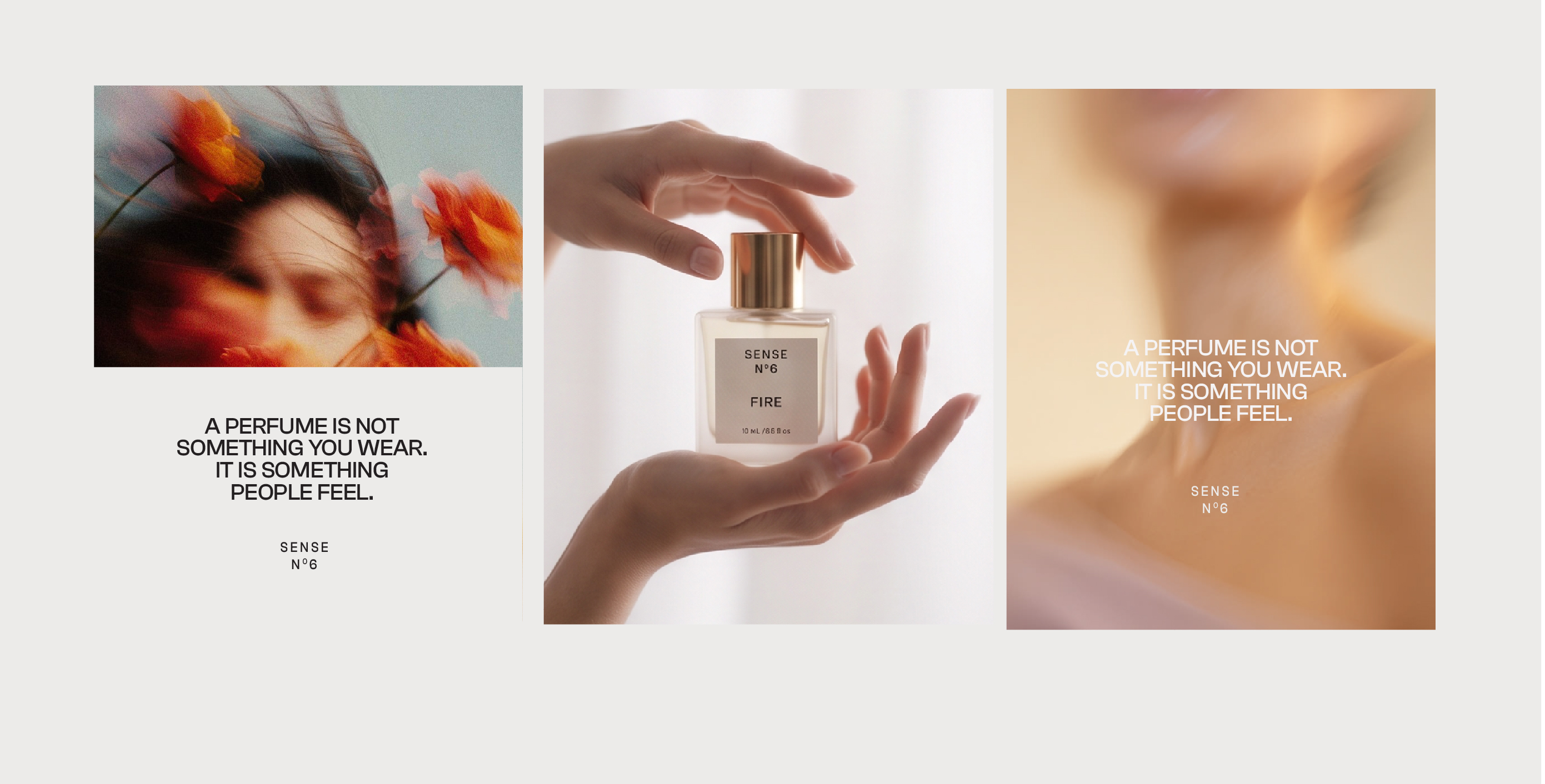 Sense No.6 perfume packaging