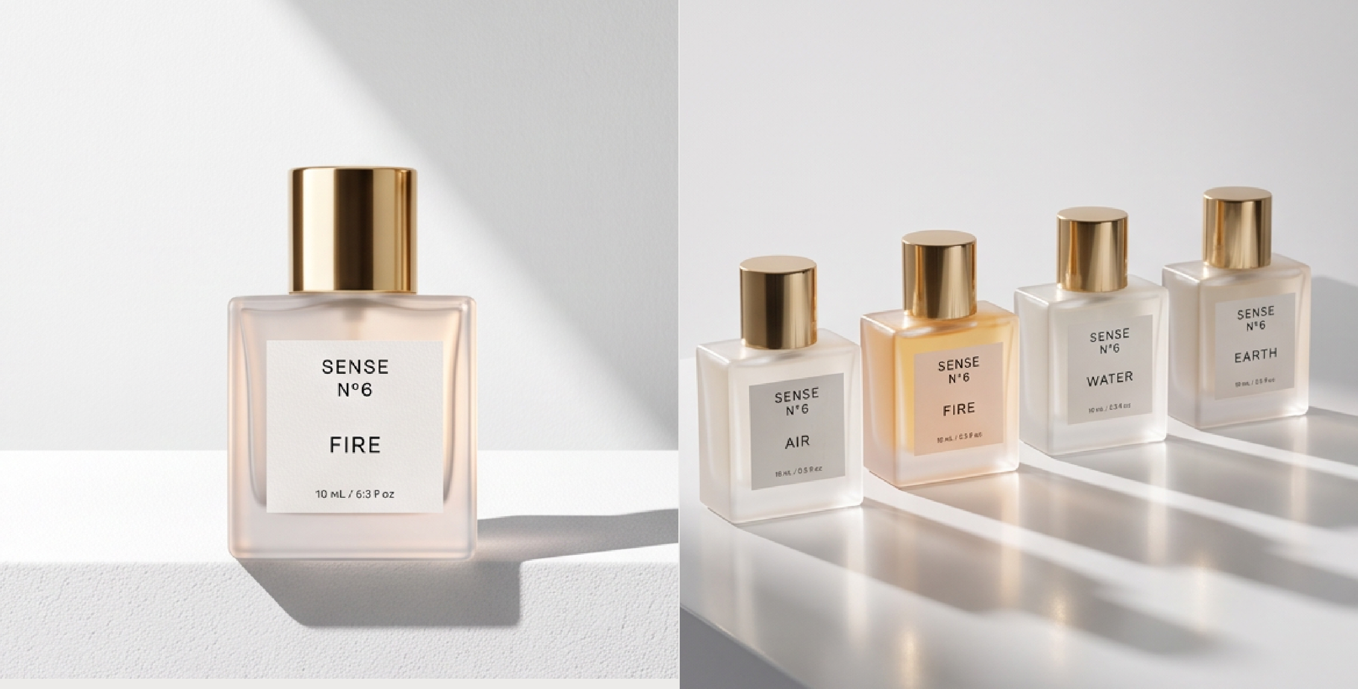 Sense No.6 perfume packaging