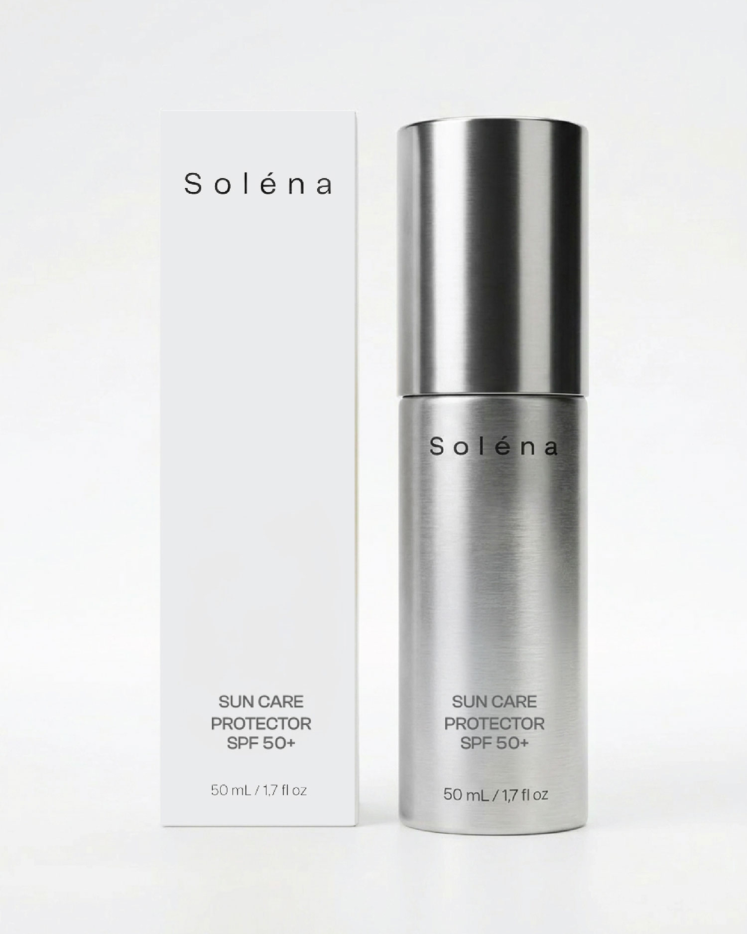 Solėna sun care packaging