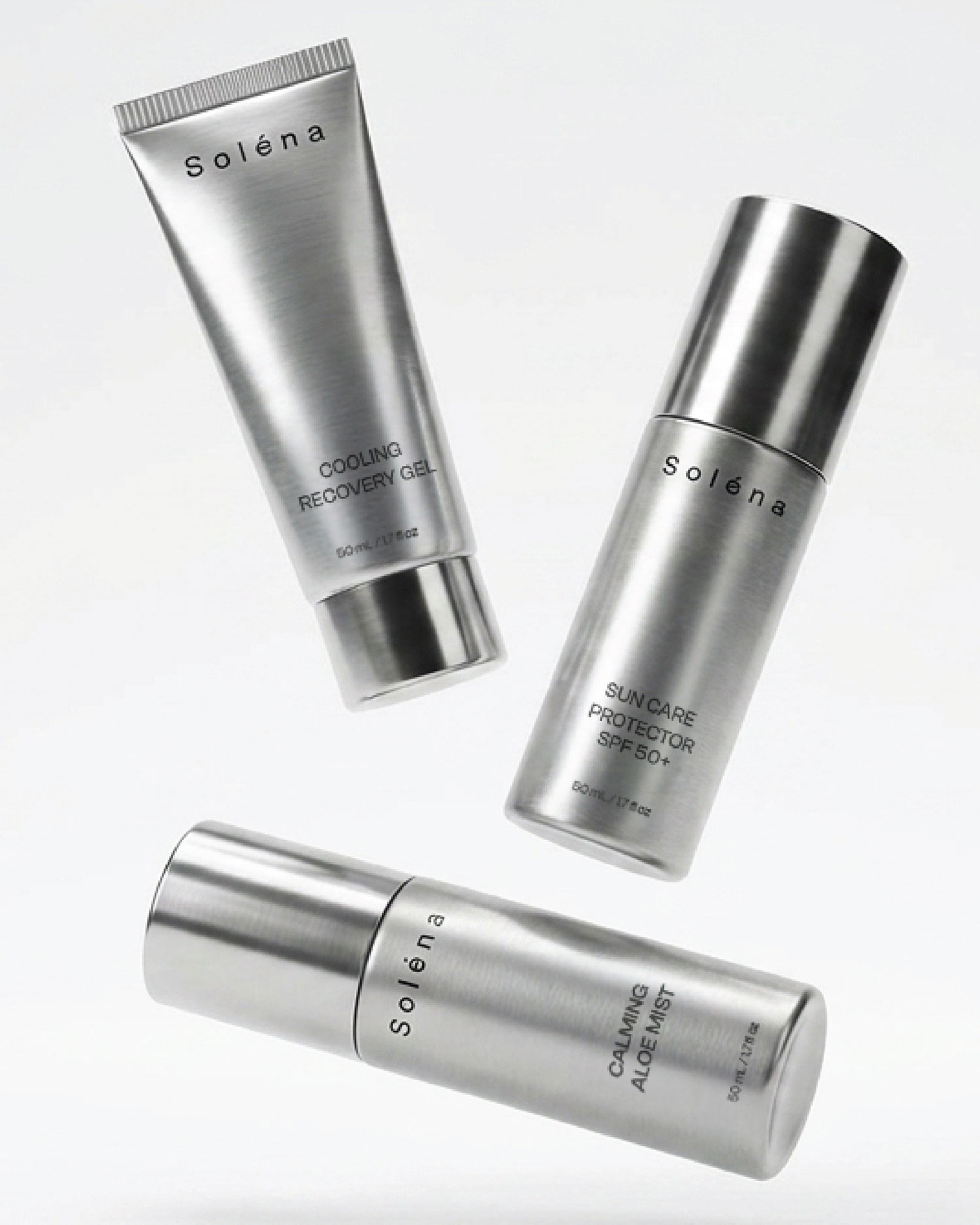 Solėna sun care packaging
