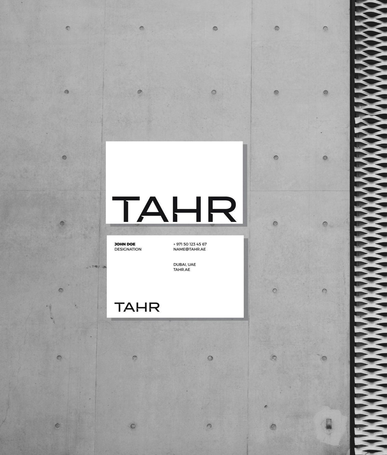 Tahr brand identity design